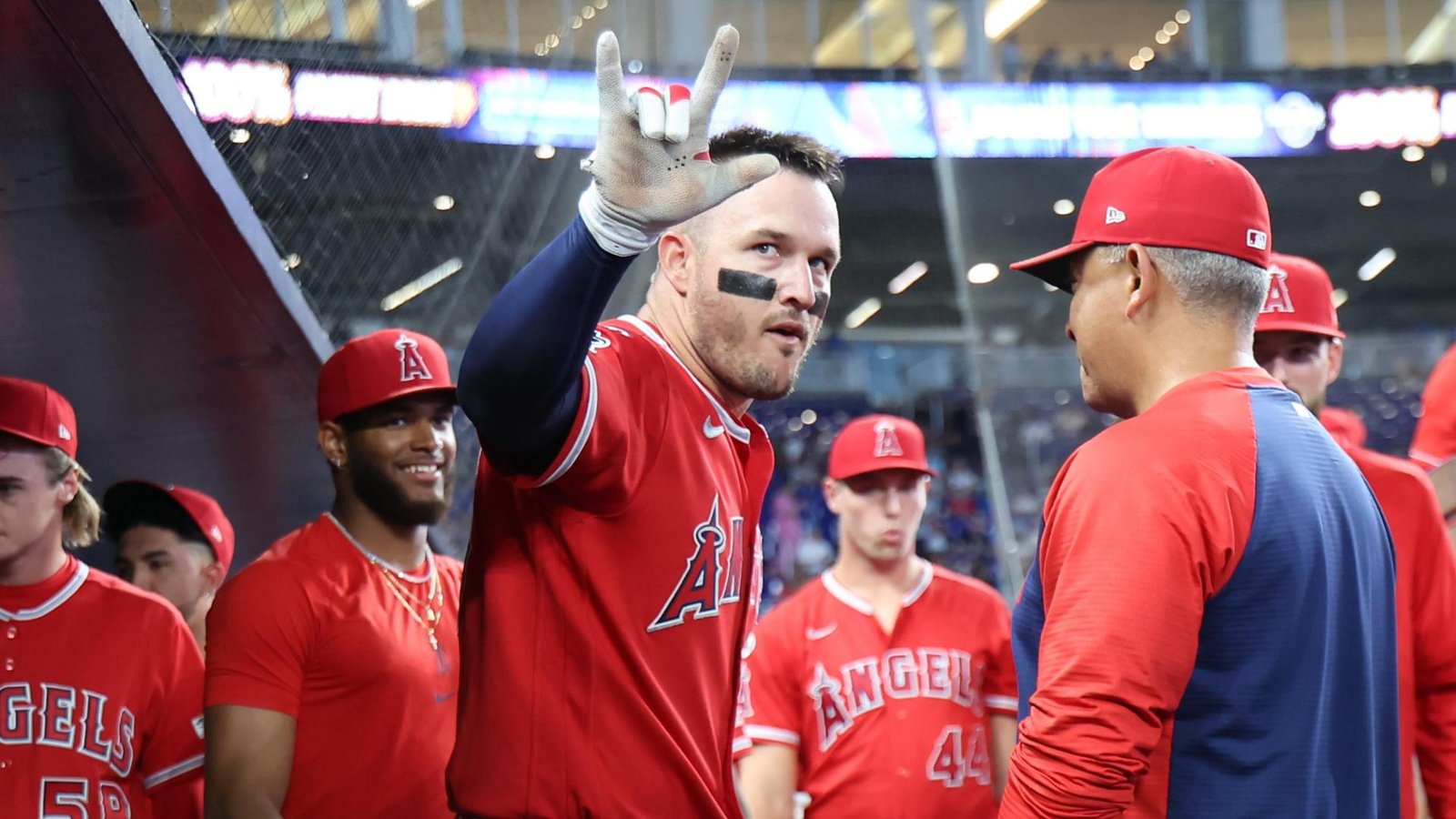Trout and Schanuel homer in Angels 4-3 win over Marlins