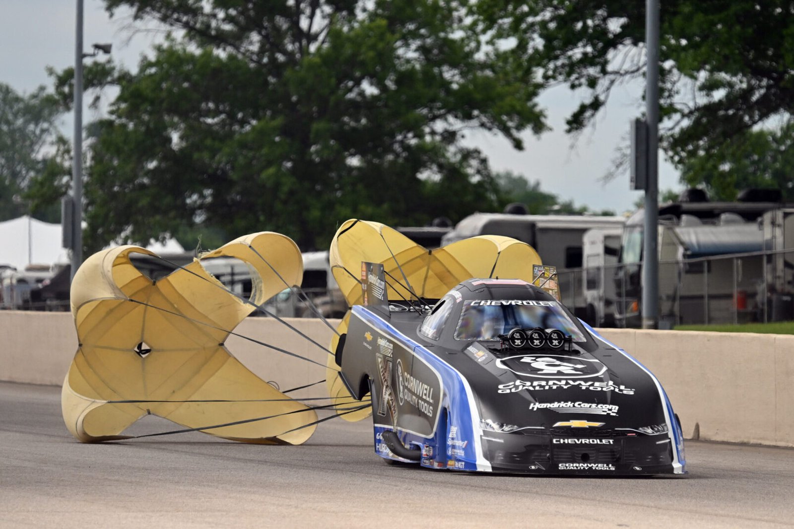 VANDERGRIFF OUT EARLY IN CORNWELL TOOLS NIGHT UNDER FIRE