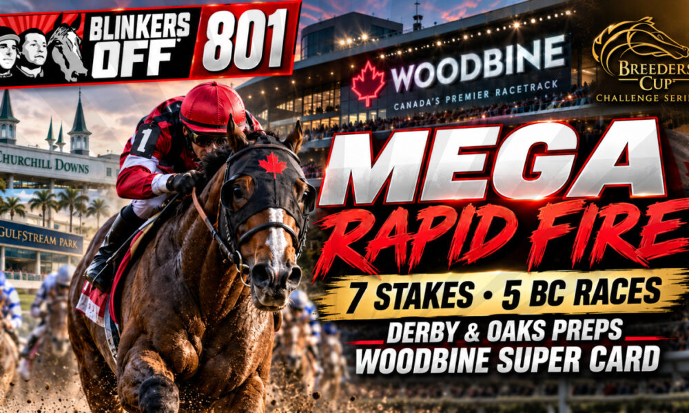 Kentucky Derby & Oaks Preps + 5 Breeders’ Cup Challenge Picks | Blinkers Off 801