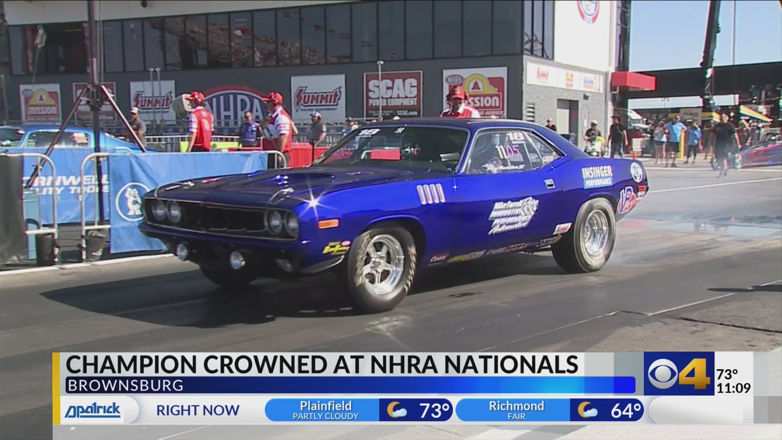 NHRA US Nationals wrap up in Brownsburg